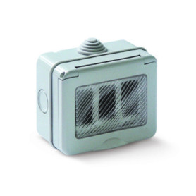 CASSETTA TONDO DA PARETE P\ESTERNO 3P IP55