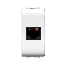 LIFE 4084 WH PRESA TELEFONICA RJ11 PLUG 6\4A BIANCO