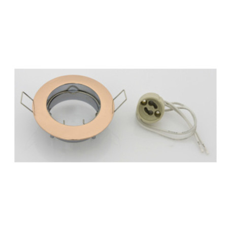 FARETTO INCASSO FISSO P\LED GU10 ORO