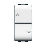 LIFE 4022 WH DOPPIO PULSANTE P\TAPPAR BIANCO