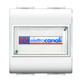 LIFE 4025 WH PULSANTE C\PORTANOME BIANCO