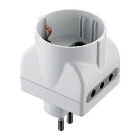 ADATTATORE TRIPLO 10A 2PR 10A E SCHUKO BIA FIG.15