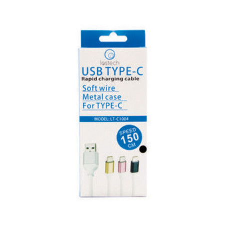 CAVO USB TYPE-C CARICA RAPIDA SOFT WIRE 150 CM