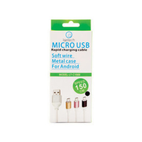 CAVO MICRO USB CARICA RAPIDA SOFT WIRE 150 CM