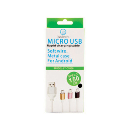 CAVO MICRO USB CARICA RAPIDA SOFT WIRE 150 CM