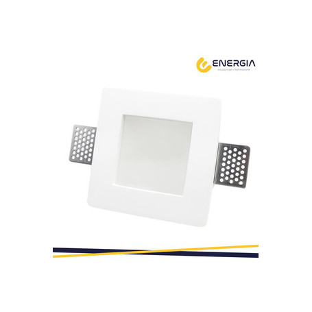 FARETTO INCASSO IN GESSO QUADRATO 120X120 C\VETRO