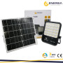 PROIETTORE C\PANNELLO SOLARE 300W 3300LM CCT TELECOM