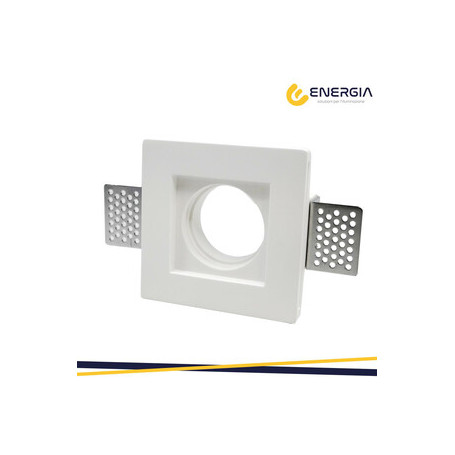 FARETTO INCASSO IN GESSO QUADRATO 100X100 GU10