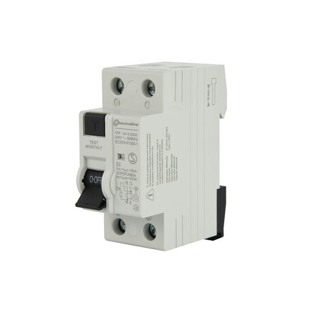 INTERRUTTORE DIFFERENZIALE 30MA 40A 6KA TIPO A