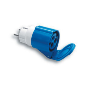 FME 73.001 ADATTATORE CEE 16A SCHUKO- 2P+T  220V IP44