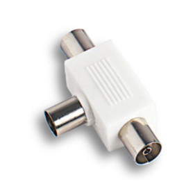 ADATTATORE DOPPIO TV MASCHIO C\2 PRESE