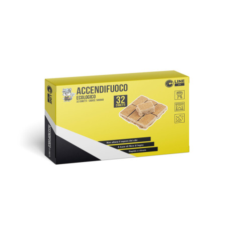 C ACCENDIFUOCO 32 CUBETTI ECOLOGICO 140 G