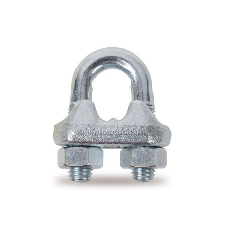 BL MORSETTO P\FUNE ACCIAIO D 12 MM ROBUR  2 PZ