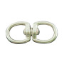BL ANELLO DOPPIO GIREVOLE ZINCATO 13 MM 1\2 2 PZ