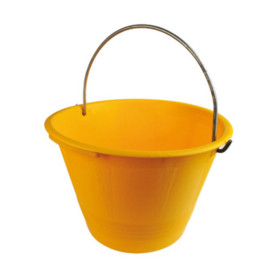 SECCHIO P\MURATORE PLAST C\ARCO GIALLO D 36CM 12 L SECCHIO P\MURATORE PLAST C\ARCO GIALLO D 36CM 12 L