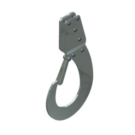 GANCIO DI SOLLEVAMENTO ACC ZIN 24X44CM PORT 50KG GANCIO DI SOLLEVAMENTO ACC ZIN 24X44CM PORT 50KG