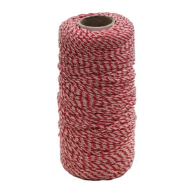 LENZA P\MURATORE IN PP BIANCO ROSSO 200 M LENZA P\MURATORE IN PP BIANCO ROSSO 200 M