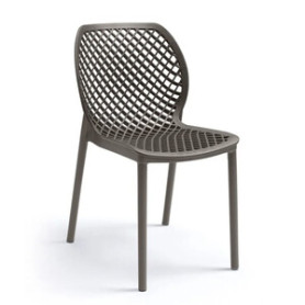 SEDIA ARIA IMPILABILE 47X60XH82CM TORTORA