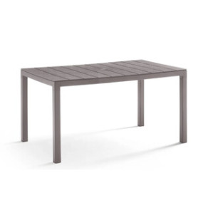 TAVOLO KING 146X86XH74CM TORTORA