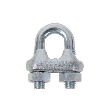 MORSETTO P\FUNE ACCIAIO D  3 MM ROBUR GR.1\8