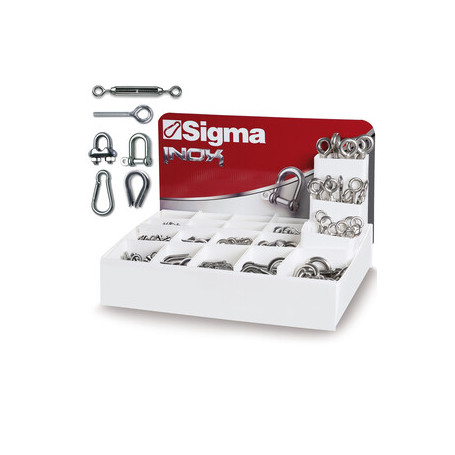 ESPOSITORE DA BANCO C\400 ACCESSORI INOX