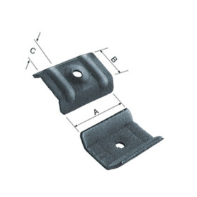 CAPPELLOTTO P\COIBENTATI ZINCATO 46X17X16 MM