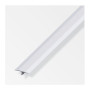 GIUNTO A T P\PAVIMENTI ALLUM 250 CM ARGENTO