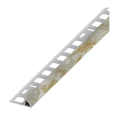 PROFILO JOLLY PVC  8 MM H 250 CM MARMOR GRIGIO