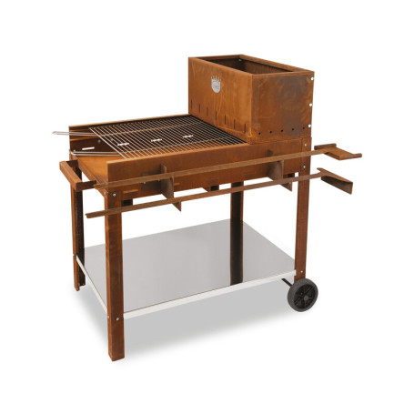 BARBECUE A LEGNA FLIPPER 45X50 CM CORTEN