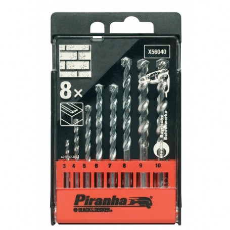 PIRANHA X56040 CASSETTA 8 PUNTE ZINCATE