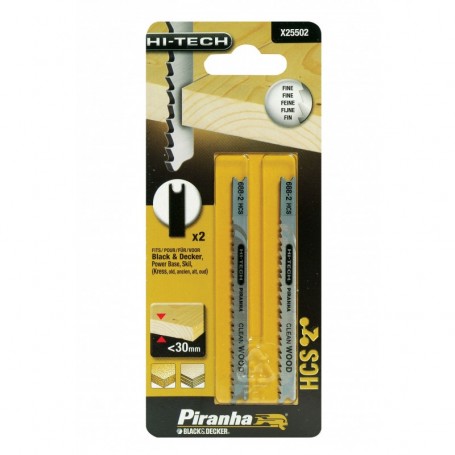 PIRANHA X25502 2 LAME LEGNO HI-TECH T FINE