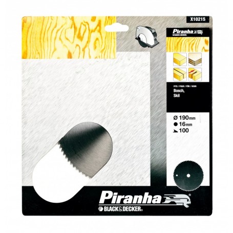 PIRANHA X10215 LAMA CIRCOLARE CROMATA MM.190