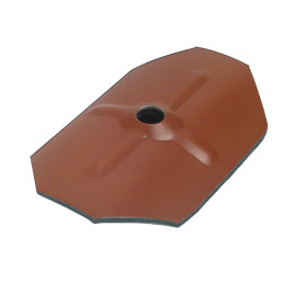 BS RONDELLA OTTAGONALE ACC 75X50 ROSSO SIE 10 PZ