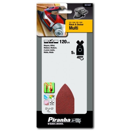 PIRANHA X31447 5 FOGLI X MULTILEV.PUNTA GR120