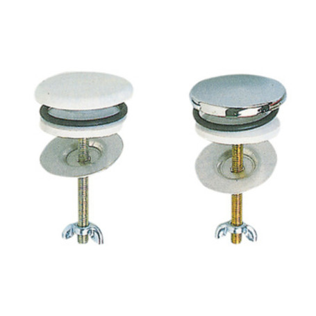 TAPPO COPRIFORO OTTONE BIANCO