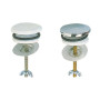 TAPPO COPRIFORO OTTONE BIANCO