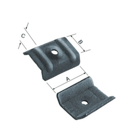 CAPPELLOTTO P\COIBENTATI GRIGIO 46X27X10 MM