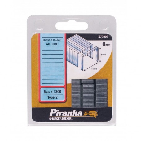 PIRANHA X70206 CONF. PUNTE  6 MM.