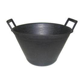 SECCHIO P\MURATORE PLAST 2 MAN NERO D 36CM 10 L