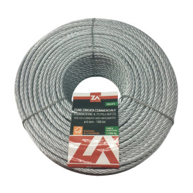 FUNE ACCIAIO COMMERCIALE 42F D  2 MM**