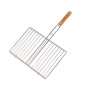 GRATICOLA DOPPIA S\PIEDI BARBECUE 40X29 CAMPING
