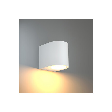 APPLIQUE DRAPION  9X8X7CM BIANCO GU10 1X5W MAX