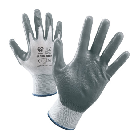 GUANTI NYLON\NITRILE NBR 13ECO TG. 7