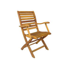 SEDIA LEGNO PIEGHEVOLE C\BRACC 56X60XH90 ALBIZIA