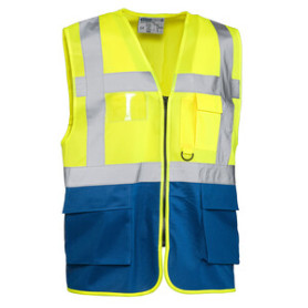 GILET ALTA VISIBILIT GIALLO\BLU LASER TG. XL GILET ALTA VISIBILIT GIALLO\BLU LASER TG. XL