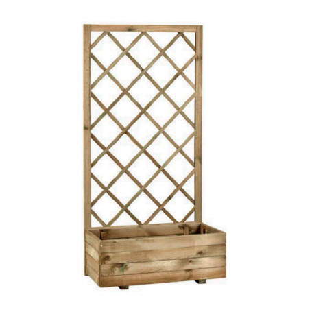 FIORIERA C\GRIGLIA ECOFLORA IMPREGN 70X35X140 CM