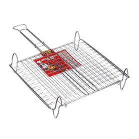 GRATICOLA DOPPIA BOMBATA C\PIEDI 40X30 CM