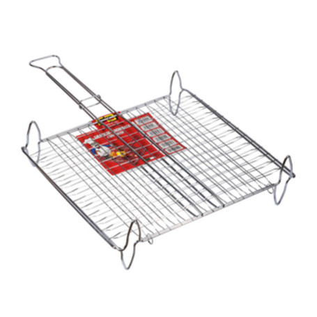 GRATICOLA DOPPIA BOMBATA C\PIEDI 40X30 CM