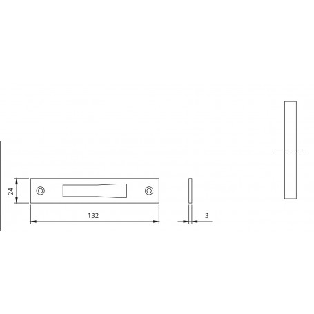 ISEO ART. 038.020 CONTROPIASTRA X SERR.783.3