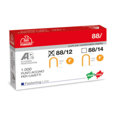 MAESTRI PUNTI SPILLATRICE ART.  88\12 DA 1000 PZ